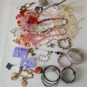 Jewelry Lot 2 Pounds mixed costume jewelry bundle